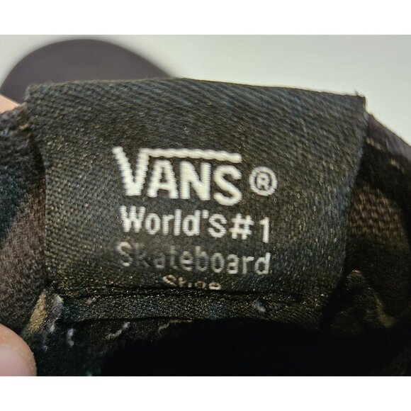 Vans Mens Sk8-Hi Skate Shoes Triple Black Solid 721356 Fabric High Top Size 11.5 - Picture 11 of 13